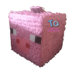Piñata Minecraft chanchito