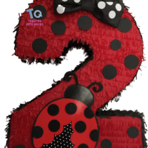 Piñata números Ladybug Miraculous