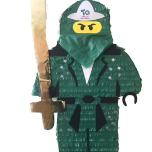 Piñata Lego Ninjago verde