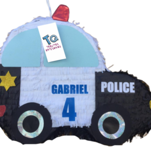 Piñata auto policía
