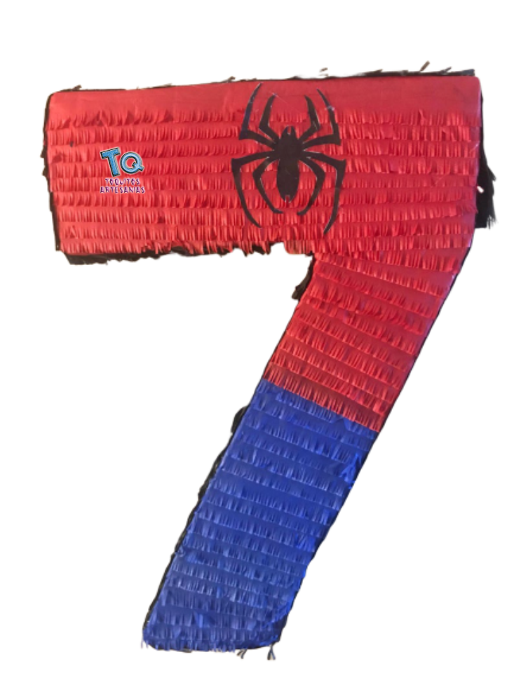 Piñatas numeros Spider-Man - Imagen 3