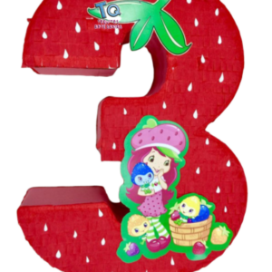 Piñata números Rosita Fresita Frutillita