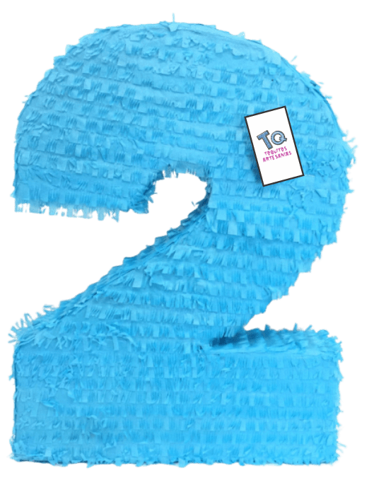 Piñata numero 2 números - Imagen 2