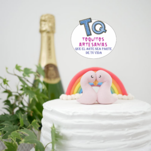 Pareja Cisne Adorno porcelana fría cod AT105