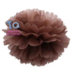 Pompón Marron 25cm