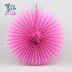 Abanico Rosado 15cm