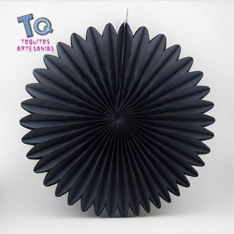 Abanico Negro 35cm