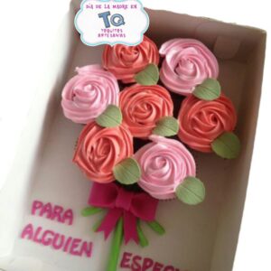 Ramo de flores cupcake dia de la madre