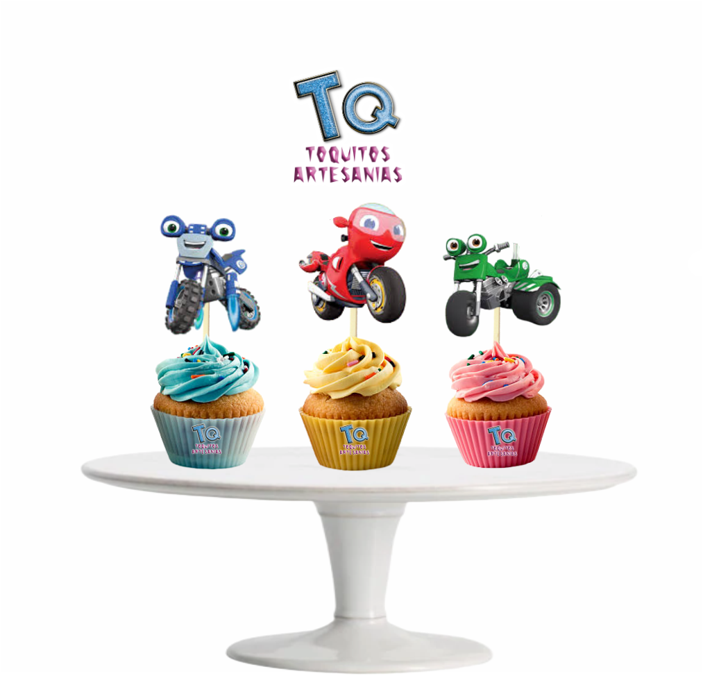 Cupcake Toppers ricky zoom x10u