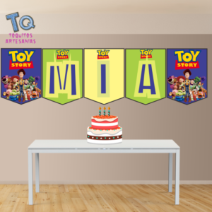 Toy Story Banderín con Nombre