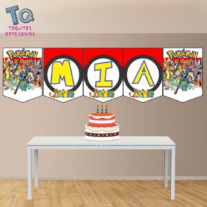 Pokémon Banderín con Nombre