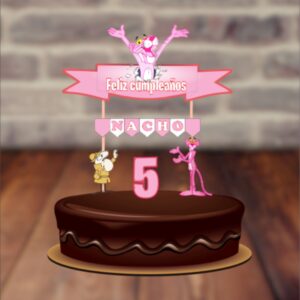 Pantera Rosa cake Toppers cod AT246