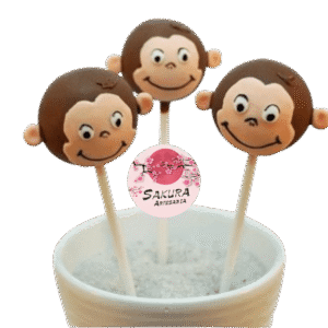 Cake pop Jorgue el curioso