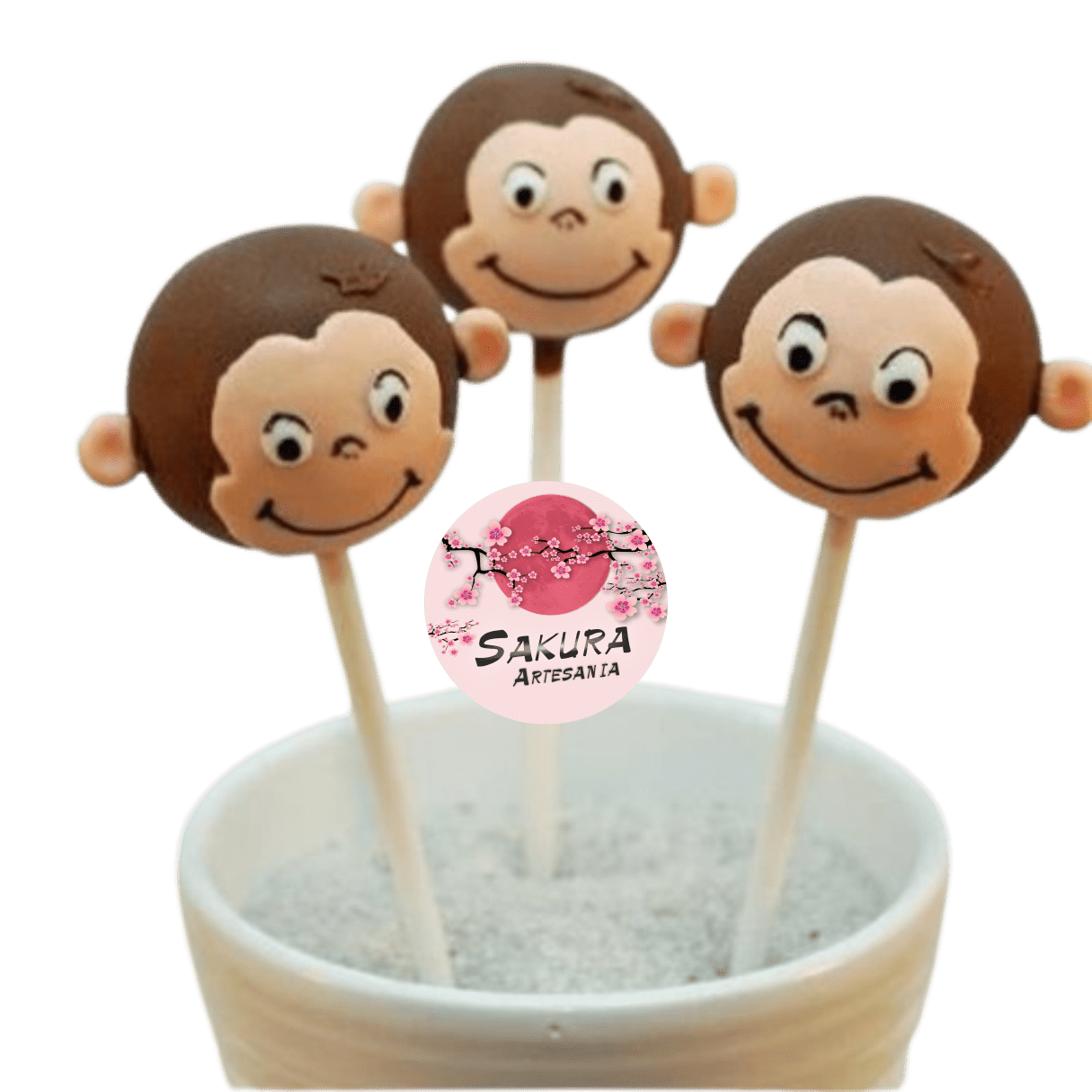 Cake pop Jorgue el curioso