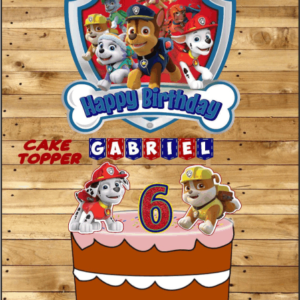 Patrulla canina paw patrol cake Toppers cod AT303