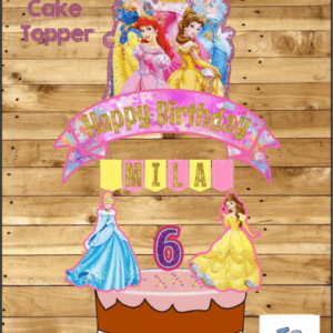 Princesas cake Toppers cod AT258