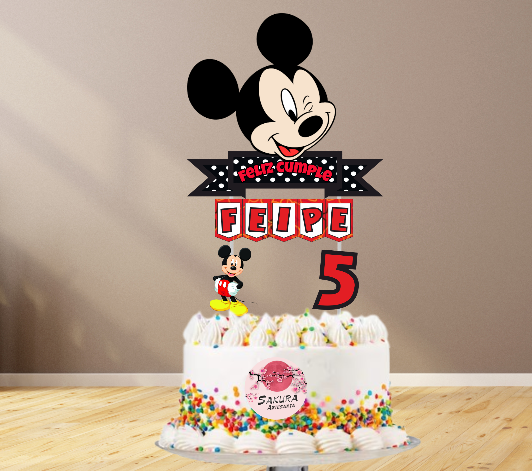 Mickey mouse cake Toppers cod AT274