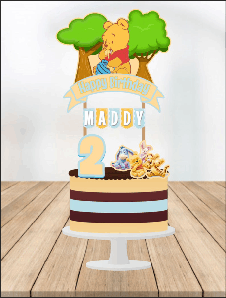 winnie pooh cake Toppers cod AT278