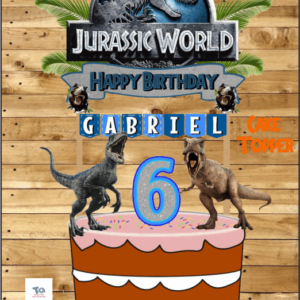 Jurassic world cake Toppers cod AT301