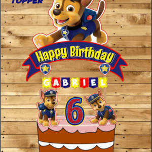 chase patrulla canina cake Toppers cod AT305