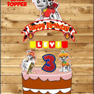 Marshall patrulla canina cake Toppers cod AT306