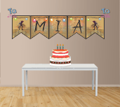 Stranger Things Banderín con nombre