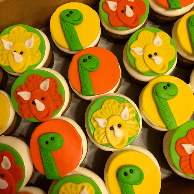 Cupcakes Dinosaurios