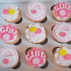 Cupcakes Baby Shower Niña