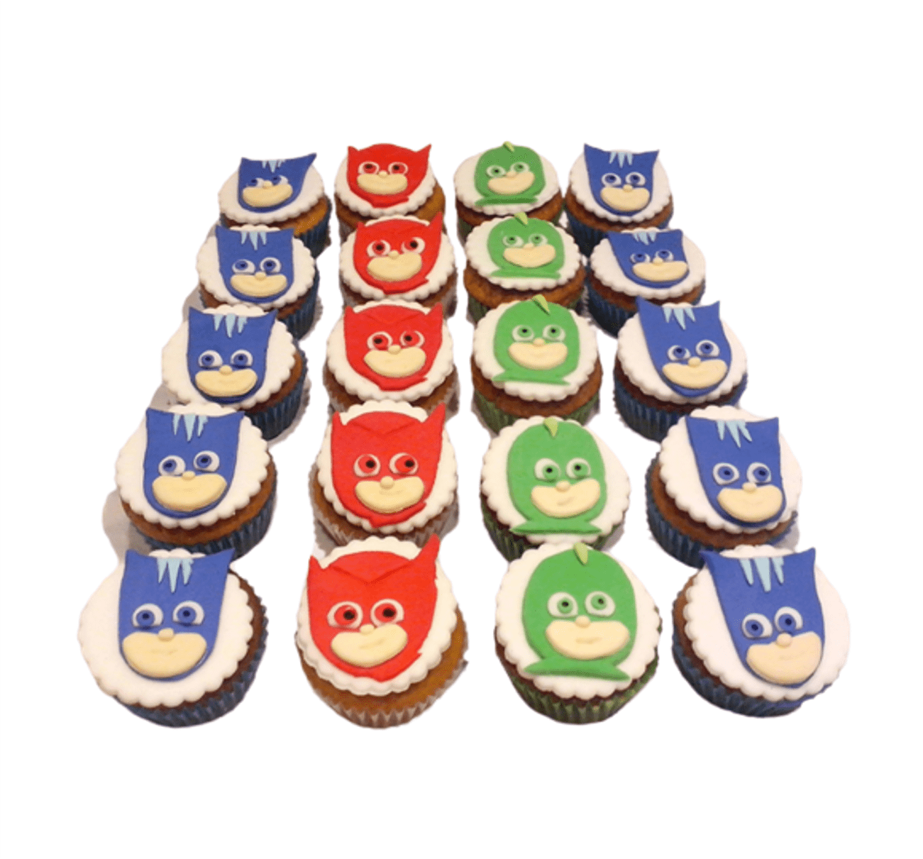 Cupcakes Héroes en Pijama