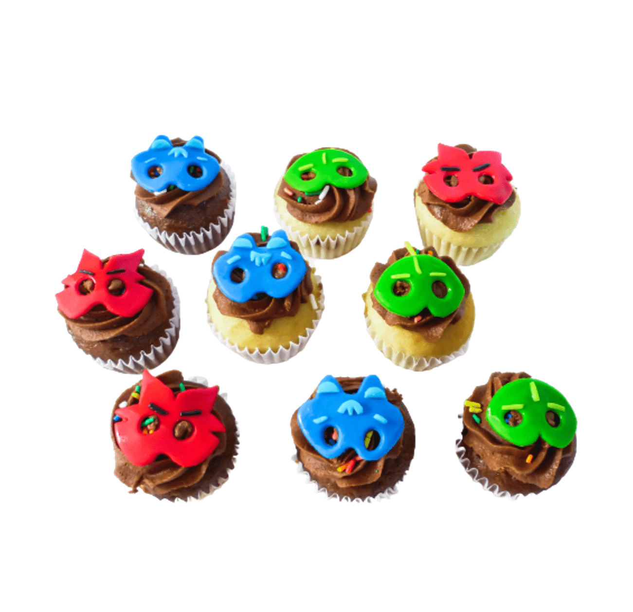 Cupcakes Héroes en Pijama