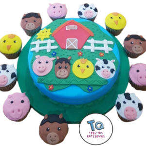 Oferta Torta Granja 2 Kilos +10 Cupcake