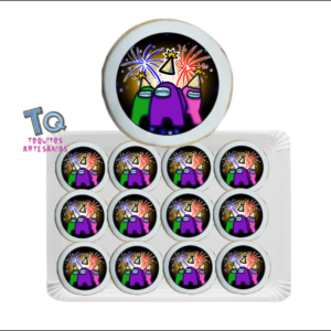 Galletas Among Us pack x12