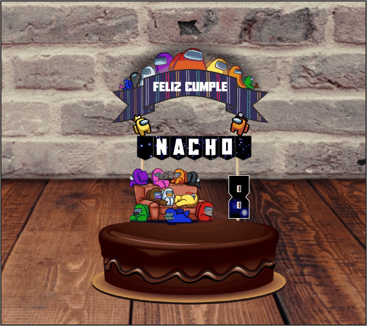 Among Us cake Toppers cod AT311