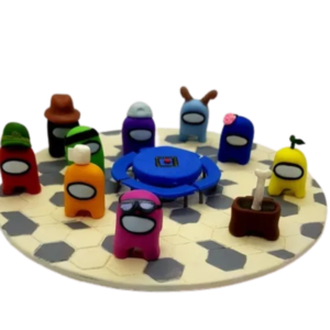 Among Us set Adorno porcelana fría cod AT314