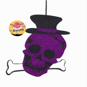 Aplique  calavera Halloween