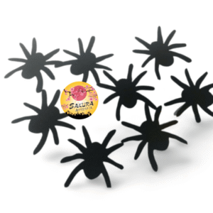 Apliques Araña set x10 Halloween