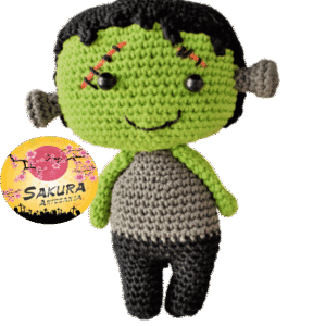 Frankenstein amigurumi Halloween