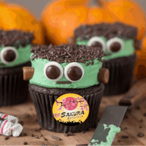 cupcake Frankenstein Halloween
