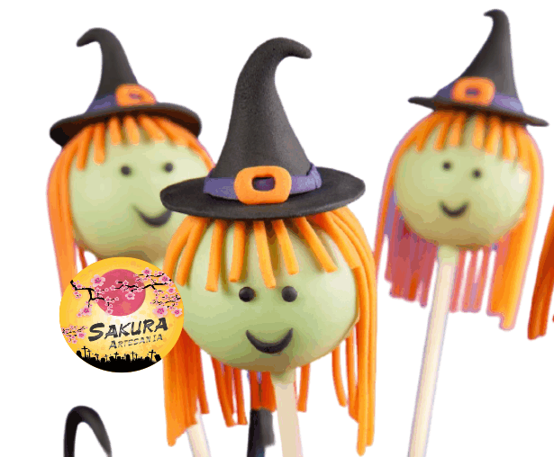 Cake Pop Brujas Halloween