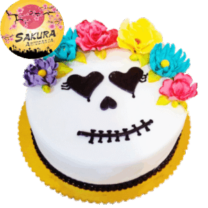 Torta calavera Halloween