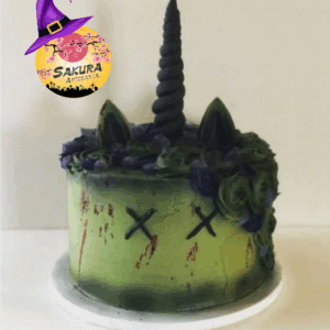 Torta Unicornio Halloween
