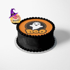 Torta Merengue y lamina Fantasma Halloween