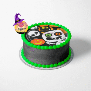 Torta Merengue y lamina Halloween