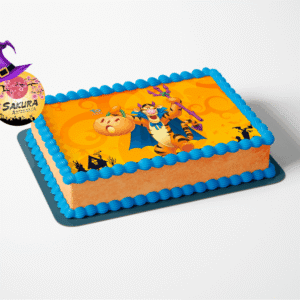 Torta Merengue y lamina Tigger Halloween