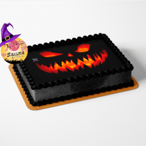 Torta Merengue y lamina Terror calabaza Halloween