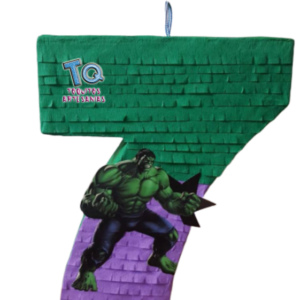 Piñata Números Hulk
