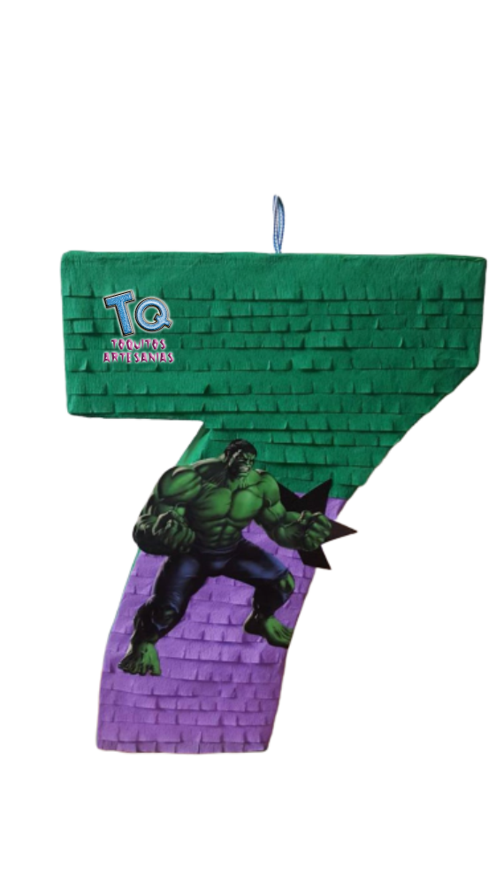 Piñata Números Hulk