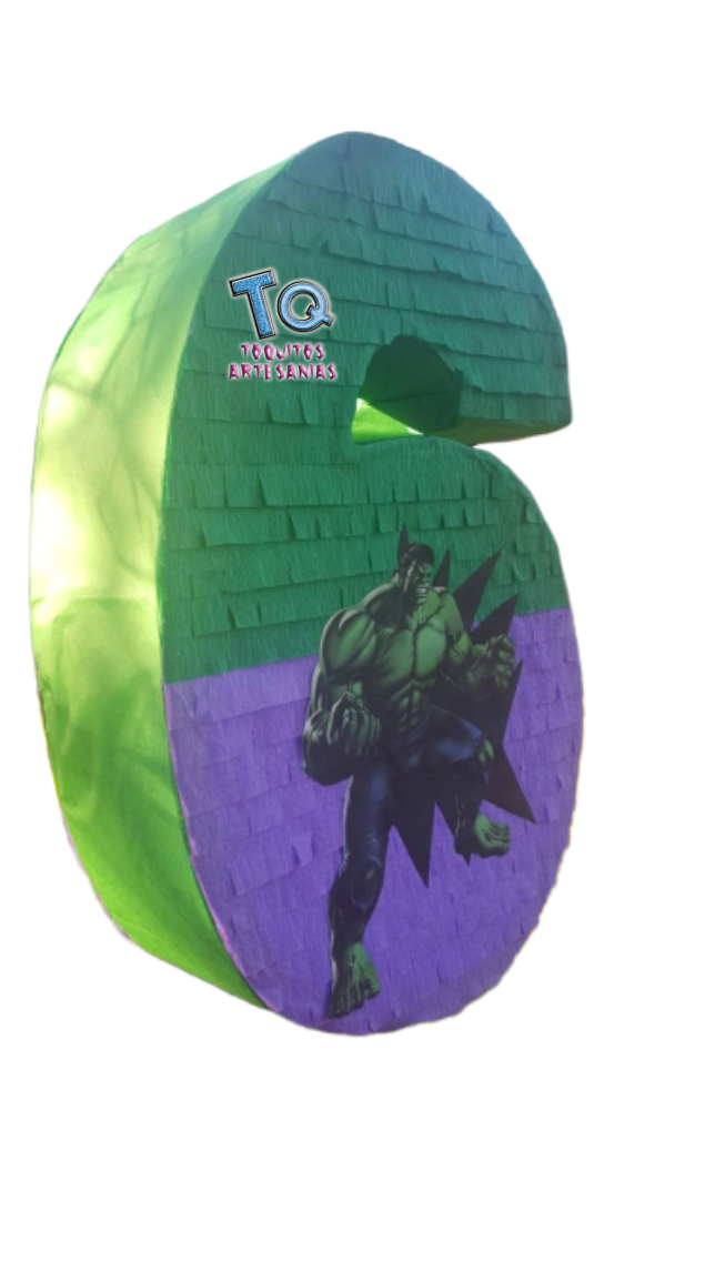 Piñata Números Hulk - Imagen 2