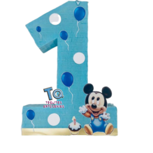 Piñata Números Mickey baby
