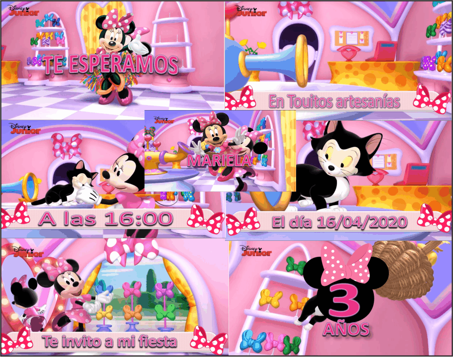 Minnie Video Digital invitación - Imagen 2
